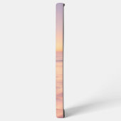 Pink Sunset Beach Phone Case Samsung Galaxy Hoesje (Linkerkant)