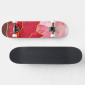 Pink Sunset Persoonlijk Skateboard (Horizontaal)
