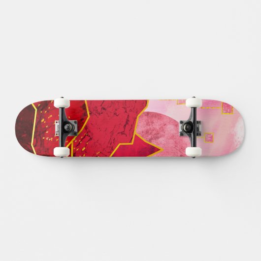 Pink Sunset Persoonlijk Skateboard (Horizontaal)