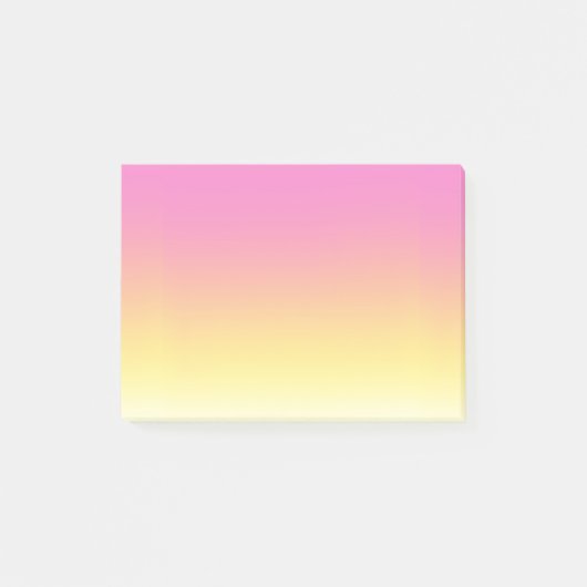 Pink Sunset Post-It Notes (Voorkant)
