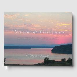 Pink Sunset Retirement Celebration Gastenboek