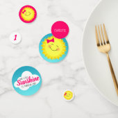 Pink Sunshine Birthday Party Confetti (Groep)