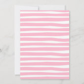 Pink Sunshine Lemonade Fun Party Verjaardag Uitnod Kaart (Achterkant)