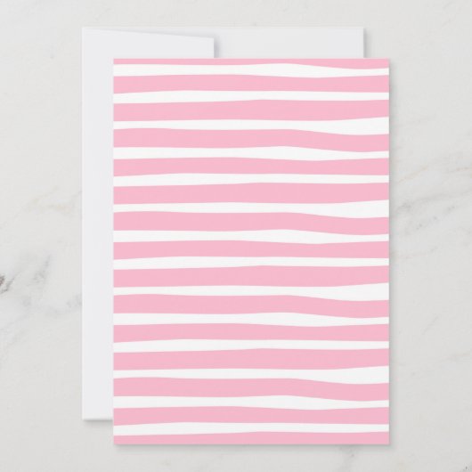 Pink Sunshine Lemonade Fun Party Verjaardag Uitnod Kaart (Achterkant)