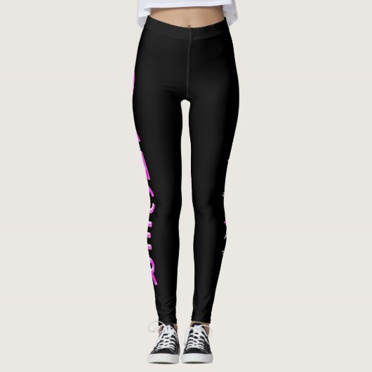 PINK SUPER STAR DANCER LEGGINGS (Voorkant)