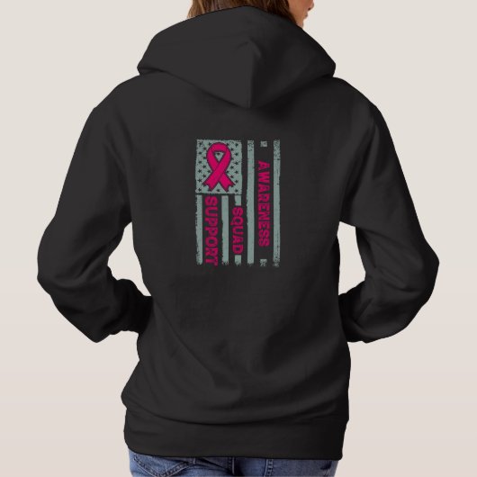 Pink support squad hoodie (Achterkant)