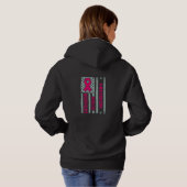 Pink support squad hoodie (Achterkant volledig)
