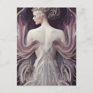 Pink Swan Prinses Briefkaart