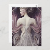 Pink Swan Prinses Briefkaart (Voorkant / Achterkant)