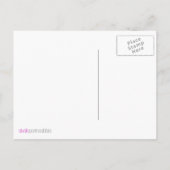 Pink Sweet 16 uitnodiging Briefkaart (Achterkant)
