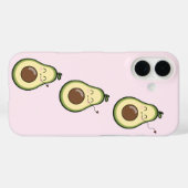 Pink Sweet Avocado Kiss Case-Mate iPhone Case (Achterkant (horizontaal))