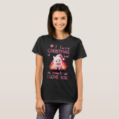Pink Sweet Cat Liefde T-shirt (Voorkant volledig)