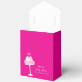 Pink Sweet Cherry Brunch Champagne Baby shower Bedankdoosjes (Open)