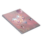 Pink Sweet Dreams Spiral Photo Notebook Notitieboek (Rechterzijde)