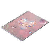 Pink Sweet Dreams Spiral Photo Notebook Notitieboek (Linkerzijde)