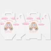 Pink Sweet Fairy Princess Carriage Baby Shower  Bedankdoosjes (Ongevouwen)