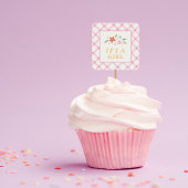 Pink Sweet Floral Baby Girl Envelope Seal Label