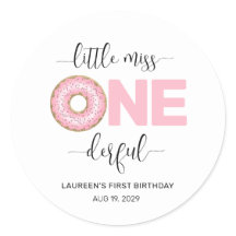 Pink Sweet Little MIss 1e verjaardag