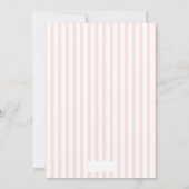 Pink Sweet Little Peach Baby shower Uitnodiging (Achterkant)