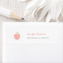 Pink Sweet Little Peach Retour Adres Label