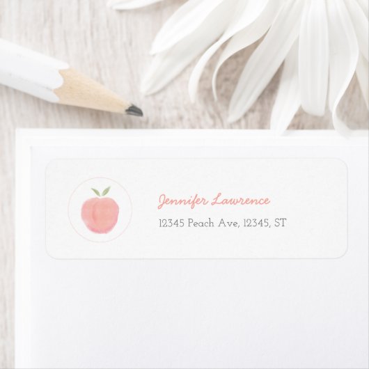 Pink Sweet Little Peach Retour Adres Label (Insitu)