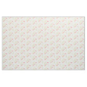 Pink Sweet Pea Flower Pattern Stof (Yard (91,4 cm))