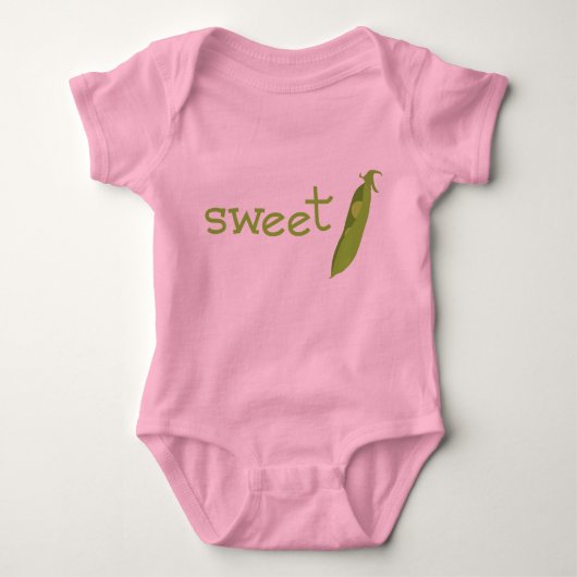 Pink Sweet Pea Onsie Romper (Voorkant)