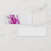 Pink Swirl Ink Drop fotografie Mini Visitekaartje (Voorkant / Achterkant)