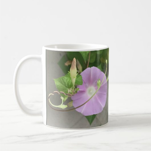 Pink Symphony Morning Glory Koffiemok (Links)