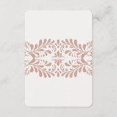 Pink Talavera Tegel Share Recept Uitnodiging Invoe Informatiekaartje (Achterkant)