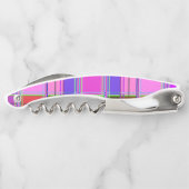 Pink tartan Fabric Pattern Cloth Madras Kurkentrekker (Achterkant)