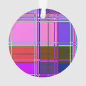 Pink tartan Fabric Pattern Cloth Madras Ornament (achterkant)