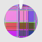 Pink tartan Fabric Pattern Cloth Madras Ornament (voorkant)