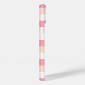 Pink Tartan Patroon Case-Mate iPhone Case (Achterkant / Rechts)