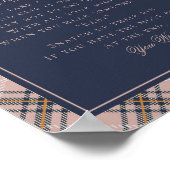 Pink Tartan Plaid Rocking Horse Dont Say Baby Poster (Hoek)