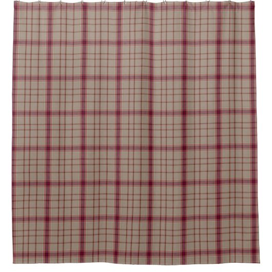 pink Tartan Plaid Scottish Kilt Douchegordijn (Voorkant)