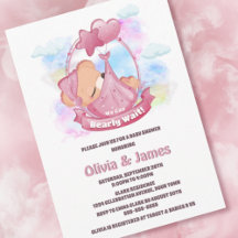 Pink Teddy-Baby shower
