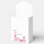 Pink Teddy Bear Baby Shower Favor Bag Bedankdoosjes (Open)