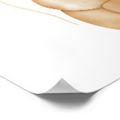 Pink Teddy Bear Momosa Bar Girl-teken Poster (Hoek)