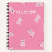 Pink Teddy Parade – Kawaii Journal Notitieboek (Voorkant)