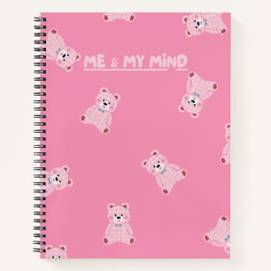 Pink Teddy Parade – Kawaii Journal Notitieboek