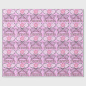 Pink Tennis Ball Game Cadeaupapier (Vlak)