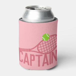 Pink Tennis Captain Personalized  Blikjeskoeler