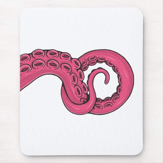 Pink Tentacle Muismat (Voorkant)