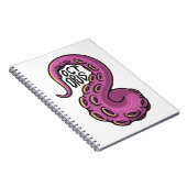 Pink Tentacle Notitieboek (Rechterzijde)