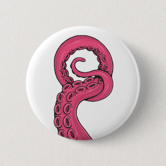 Pink Tentacle Ronde Button 5,7 Cm