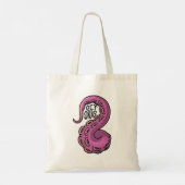 Pink Tentacle Tote Bag (Achterkant)