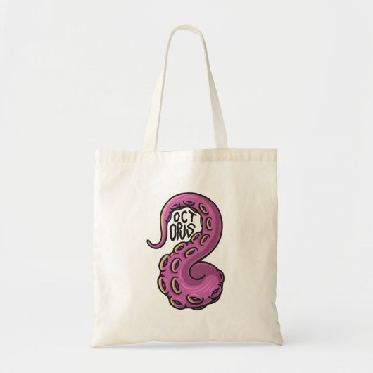 Pink Tentacle Tote Bag (Voorkant)