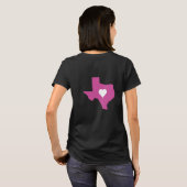 Pink Texas | I Love Texas T-shirt (Achterkant volledig)