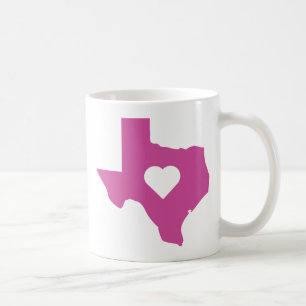 Pink Texas Koffiemok